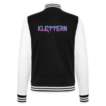 Klettern - College-Sweatjacke - Schwarz/Weiß - Hinten - Marisol (170cm)