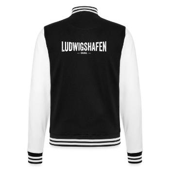 Ludwigshafen Original - College-Sweatjacke - Schwarz/Weiß - Hinten - Marisol (170cm)