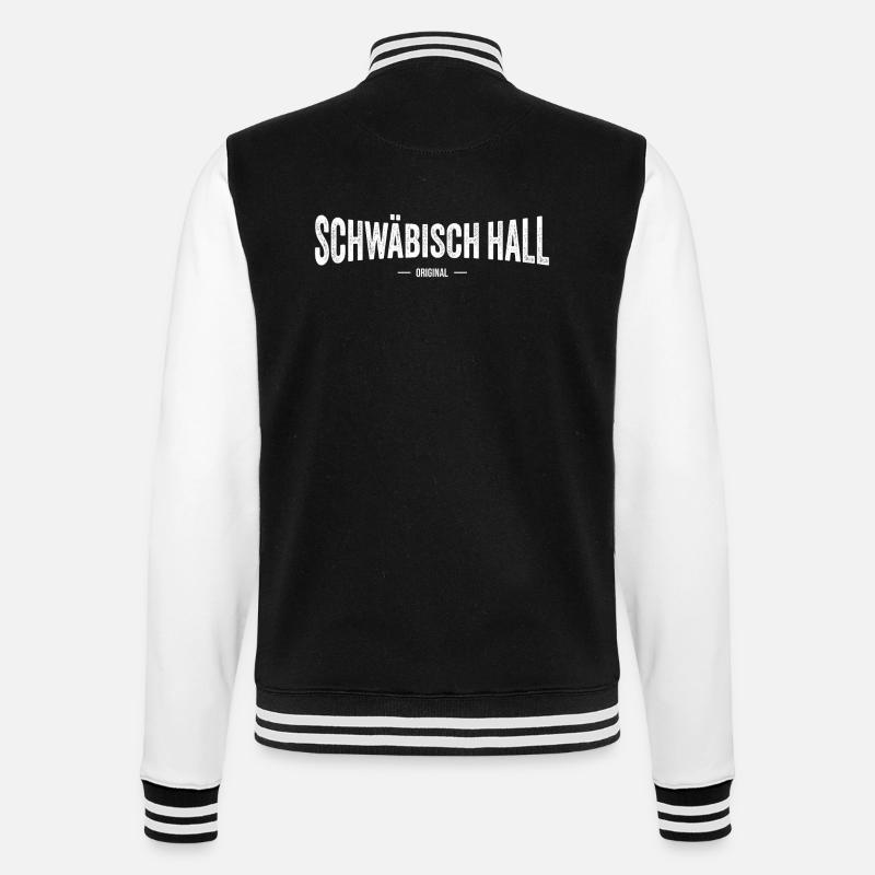 Schwäbisch Hall Original - College-Sweatjacke - Schwarz/Weiß