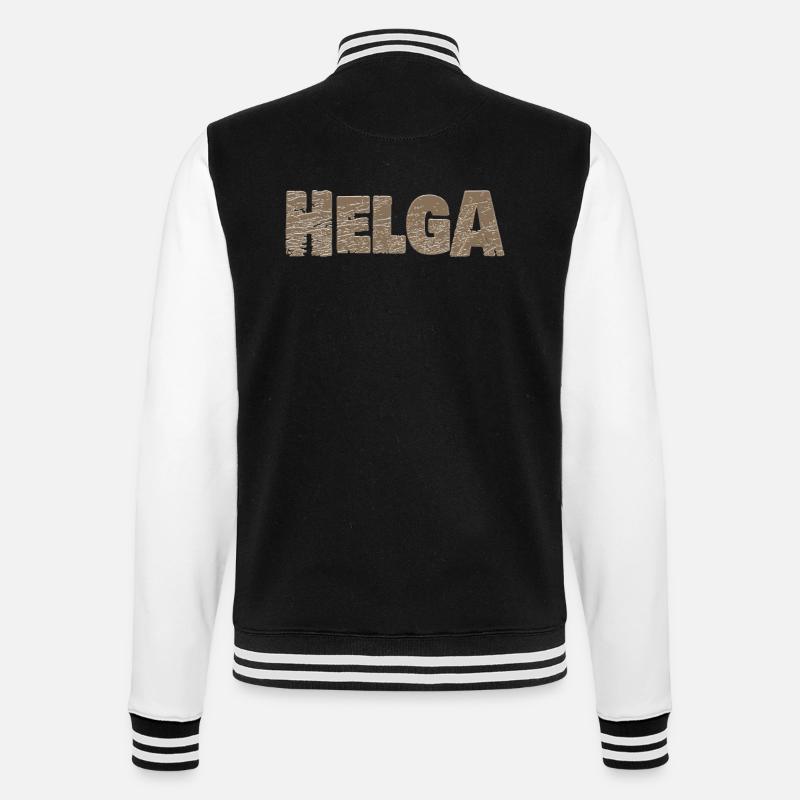 Helga Helga - College Sweat Jacket - black/white