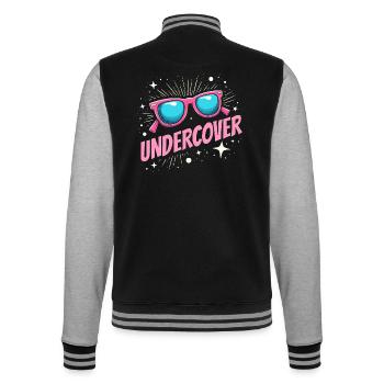 Déguisement Undercover - Sunglasses Fun - Veste Teddy - noir/gris chiné - Dos - Marisol (170cm)