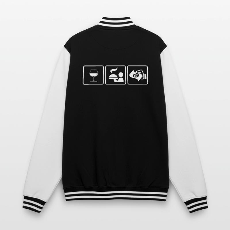 Kellner oder Kellnerin? Die Geschenkidee College-Sweatjacke
