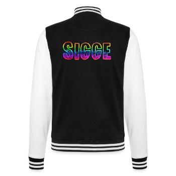 sigge rs arc-en-ciel - Veste Teddy - noir/blanc - Dos - Marisol (170cm)
