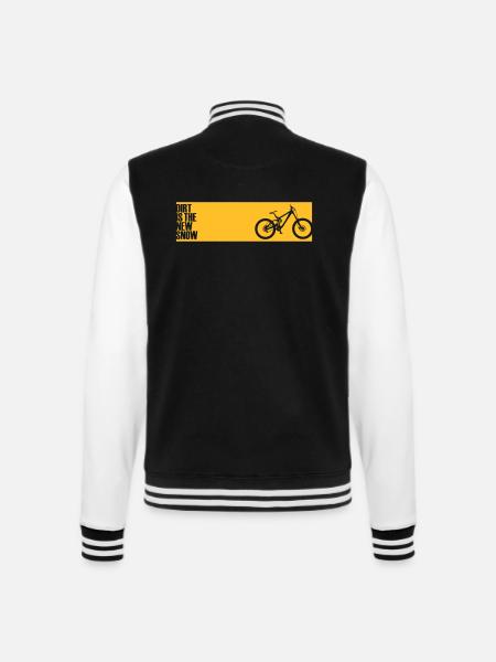 dirt is the new snow 2014 - College-Sweatjacke - Schwarz/Weiß