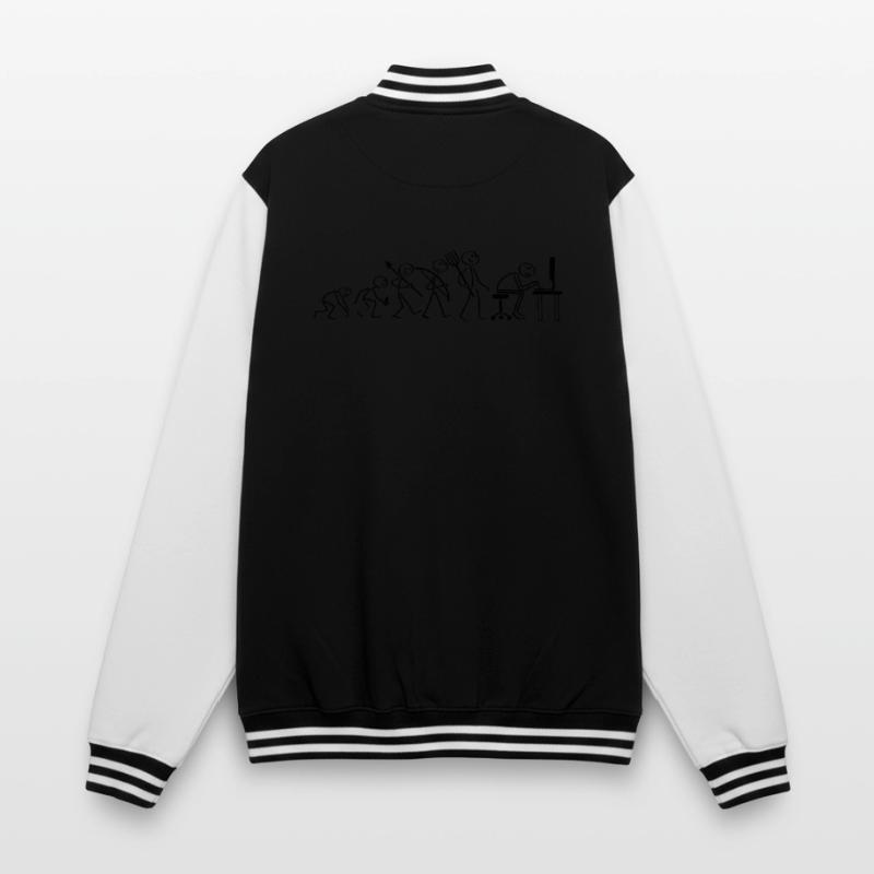 Evolution Computerarbeit College-Sweatjacke
