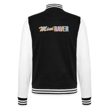 raver - College-Sweatjacke - Schwarz/Weiß - Hinten - Marisol (170cm)