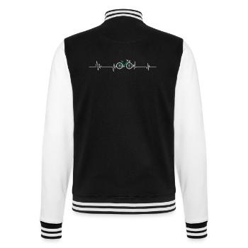 Battement de cœur vélo - Veste Teddy - noir/blanc - Dos - Marisol (170cm)