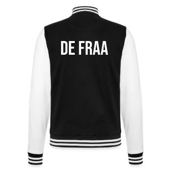 Erzgebirge Die Frau - College-Sweatjacke - Schwarz/Weiß - Hinten - Marisol (170cm)