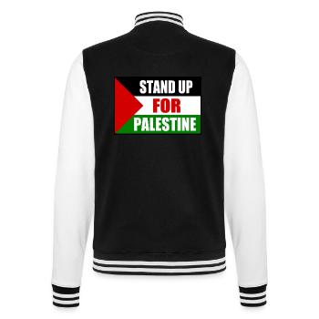 stand up for palestine - Veste Teddy - noir/blanc - Dos - Marisol (170cm)