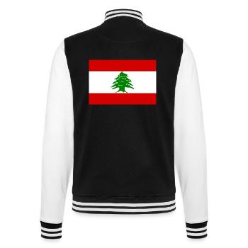 Libanon - College-Sweatjacke - Schwarz/Weiß - Hinten - Marisol (170cm)