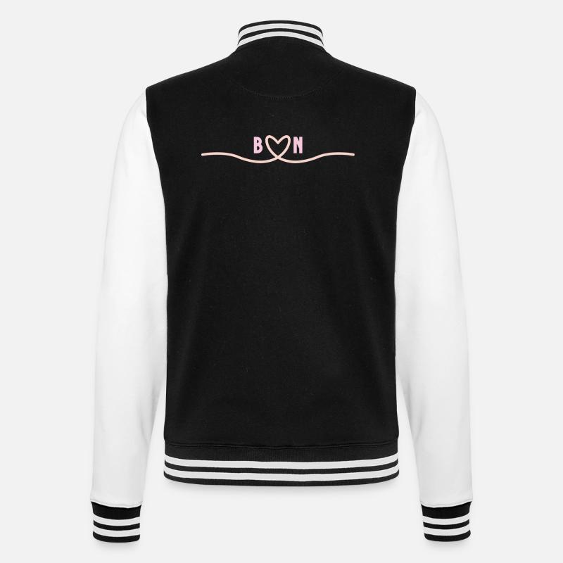 Liebe von B&N - College-Sweatjacke - Schwarz/Weiß