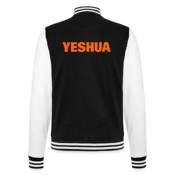 Jeschua - College-Sweatjacke - Schwarz/Weiß - Hinten - Marisol (170cm)