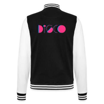 disco - College-Sweatjacke - Schwarz/Weiß - Hinten - Marisol (170cm)