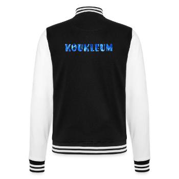 Froid pour tous ceux qui ont froid # - Veste Teddy - noir/blanc - Dos - Marisol (170cm)