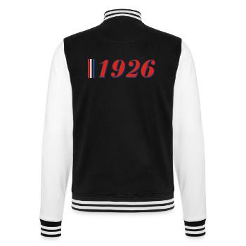 Year 1926 - College Sweat Jacket - black/white - Back - Marisol (170cm)