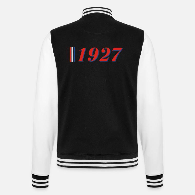 Year 1927 - College Sweat Jacket - black/white