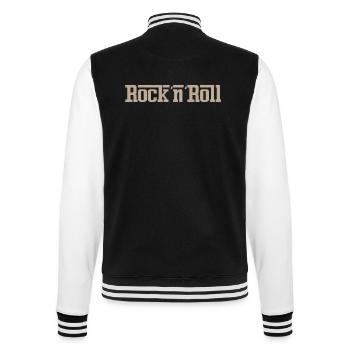 Rock´n´Roll - College-Sweatjacke - Schwarz/Weiß - Hinten - Marisol (170cm)