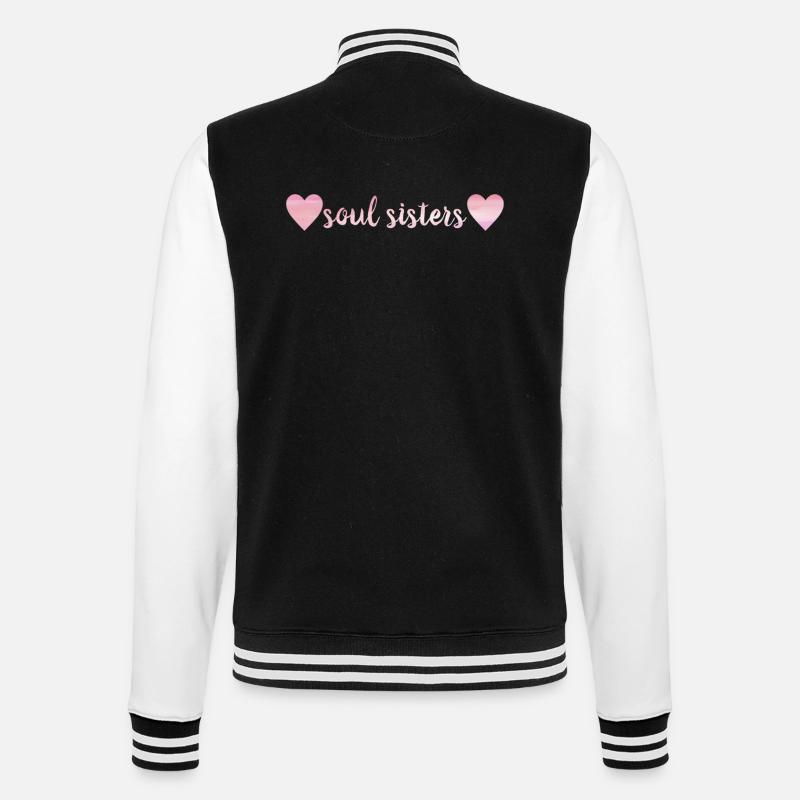 Amour - Veste Teddy - noir/blanc