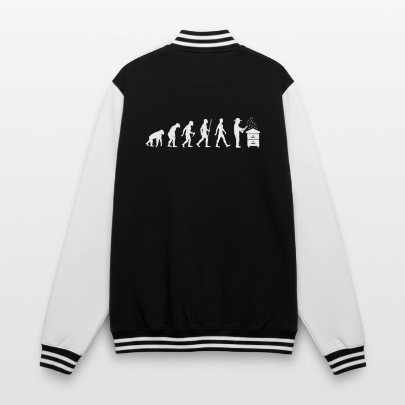 Beekeeper Evolution Beekeeping Development Beekeeper College Sweat Jacket