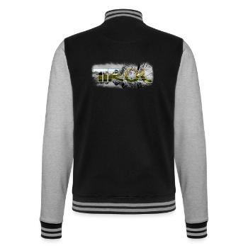 tirol_1 - College-Sweatjacke - Schwarz/Grau meliert - Hinten - Marisol (170cm)