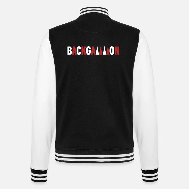 backgammon - Veste Teddy - noir/blanc