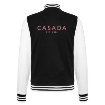 2022 Hochzeitstag verheiratete Frauen - College-Sweatjacke - Schwarz/Weiß - Hinten - Marisol (170cm)