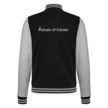 Inspirez et expirez - Veste Teddy - noir/gris chiné - Dos - Marisol (170cm)