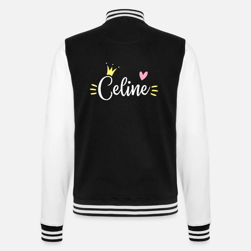 Celine Name Crown - College Sweat Jacket - black/white