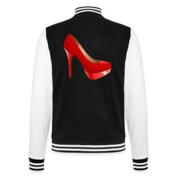 chaussures highheels schoes flipflops boots bottes38 - Veste Teddy - noir/blanc - Dos - Marisol (170cm)