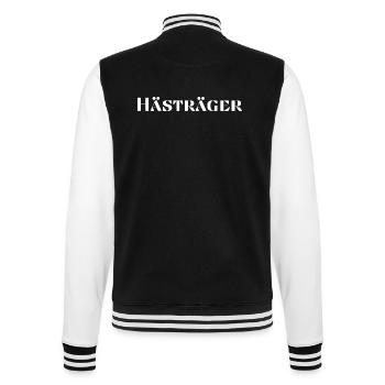 Hästräger - College-Sweatjacke - Schwarz/Weiß - Hinten - Marisol (170cm)