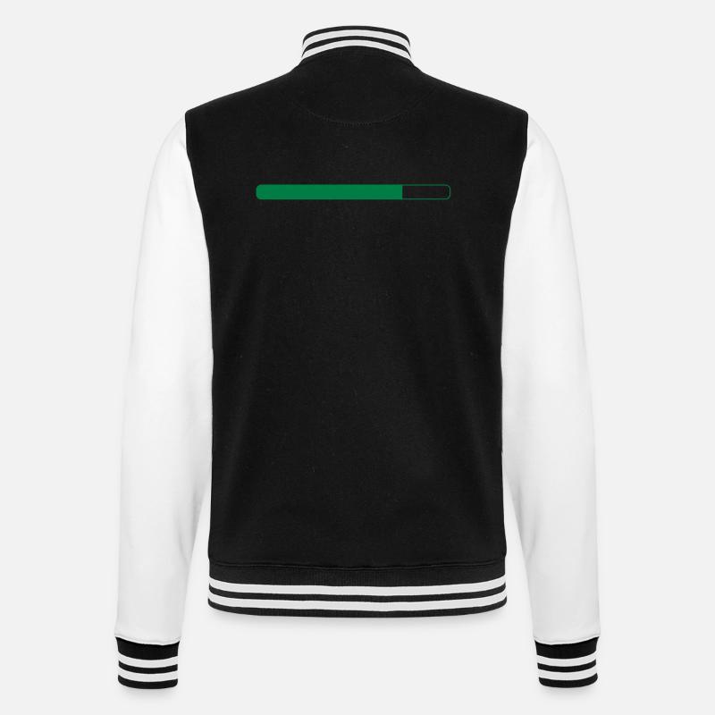 Loading, Download - College Sweat Jacket - black/white