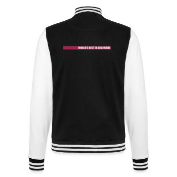 World's Best Ex Girlfriend - College Sweat Jacket - black/white - Back - Marisol (170cm)