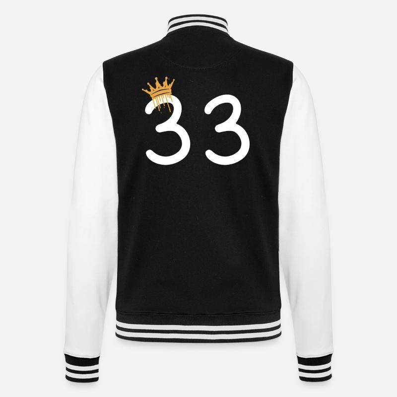 33 - Veste Teddy - noir/blanc