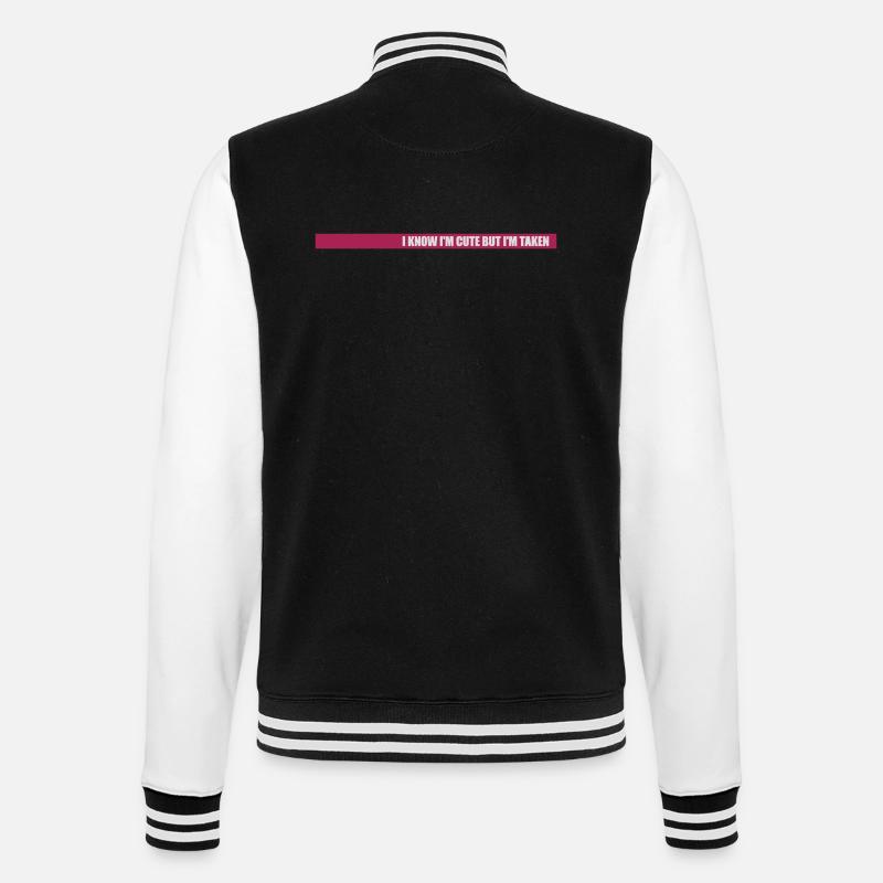citation mignonne mais prise - Veste Teddy - noir/blanc