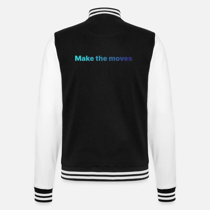 MTM2 - College-Sweatjacke - Schwarz/Weiß