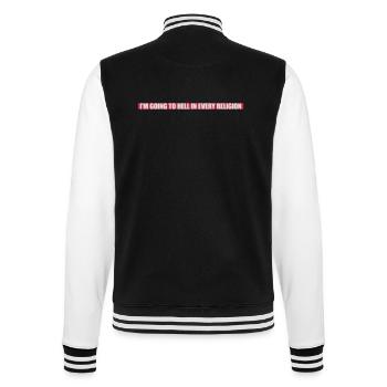 En allant en enfer - Veste Teddy - noir/blanc - Dos - Marisol (170cm)