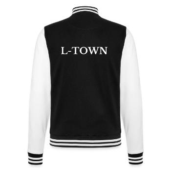 Leipzig L-Town - Veste Teddy - noir/blanc - Dos - Marisol (170cm)