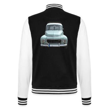Buckelvolvo voiture ancienne - Veste Teddy - noir/blanc - Dos - Marisol (170cm)