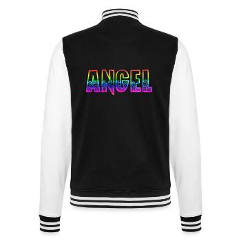 angel rs regenbogen - College-Sweatjacke - Schwarz/Weiß - Hinten - Marisol (170cm)