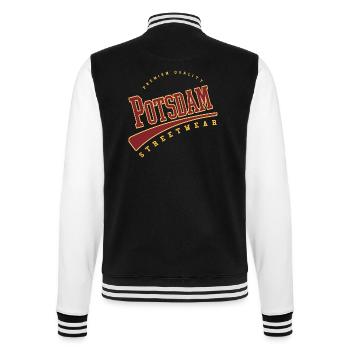 Potsdam Deutschland College High School Style - College-Sweatjacke - Schwarz/Weiß - Hinten - Marisol (170cm)