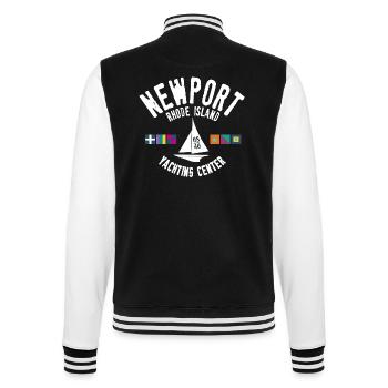 Newport Rhode Island Yachting Center - College-Sweatjacke - Schwarz/Weiß - Hinten - Marisol (170cm)
