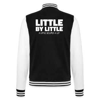 T-shirt petit à petit – cadeau parfait pour la croissance ! - Veste Teddy - noir/blanc - Dos - Marisol (170cm)