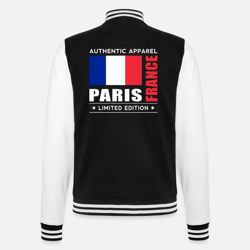 Paris - Veste Teddy - noir/blanc