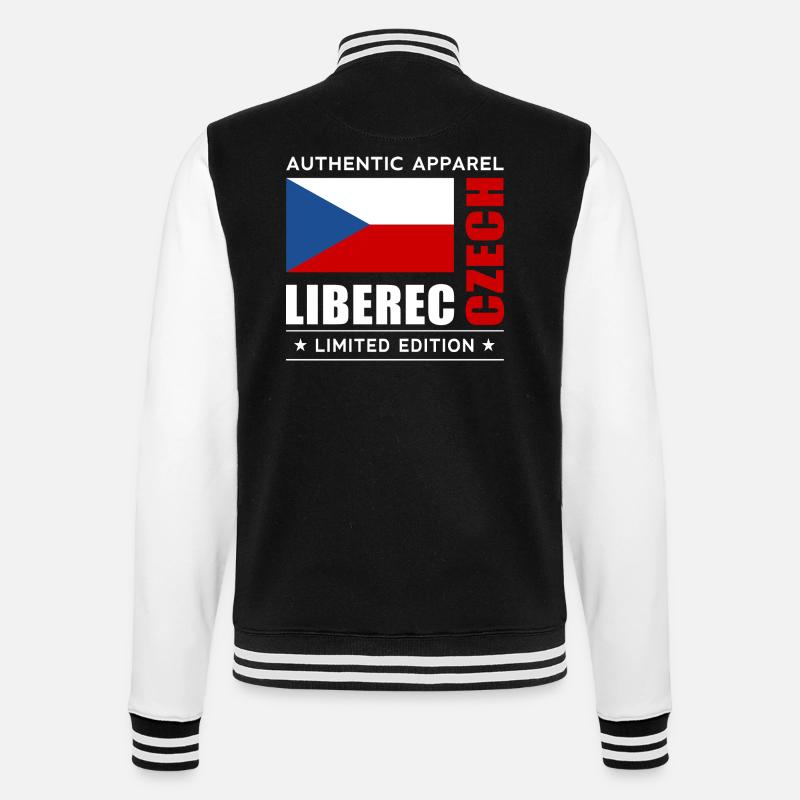 Liberec - Veste Teddy - noir/blanc