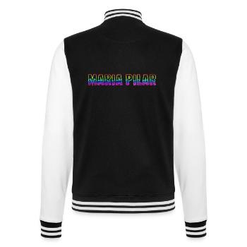 Maria Pilar RS Rainbow - College Sweat Jacket - black/white - Back - Marisol (170cm)