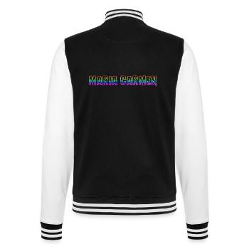 Maria Carmen RS Rainbow - College Sweat Jacket - black/white - Back - Marisol (170cm)