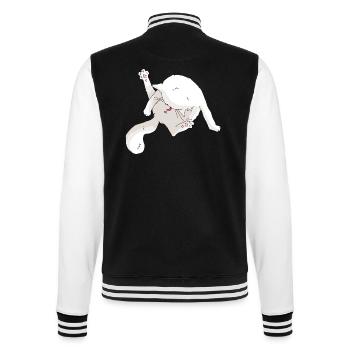 la toilette #1 - Veste Teddy - noir/blanc - Dos - Marisol (170cm)