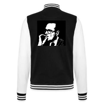 Chirac - Vintage - Veste Teddy - noir/blanc - Dos - Marisol (170cm)
