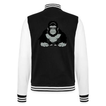 Gorilla agro cool sunglasses - College Sweat Jacket - black/white - Back - Marisol (170cm)