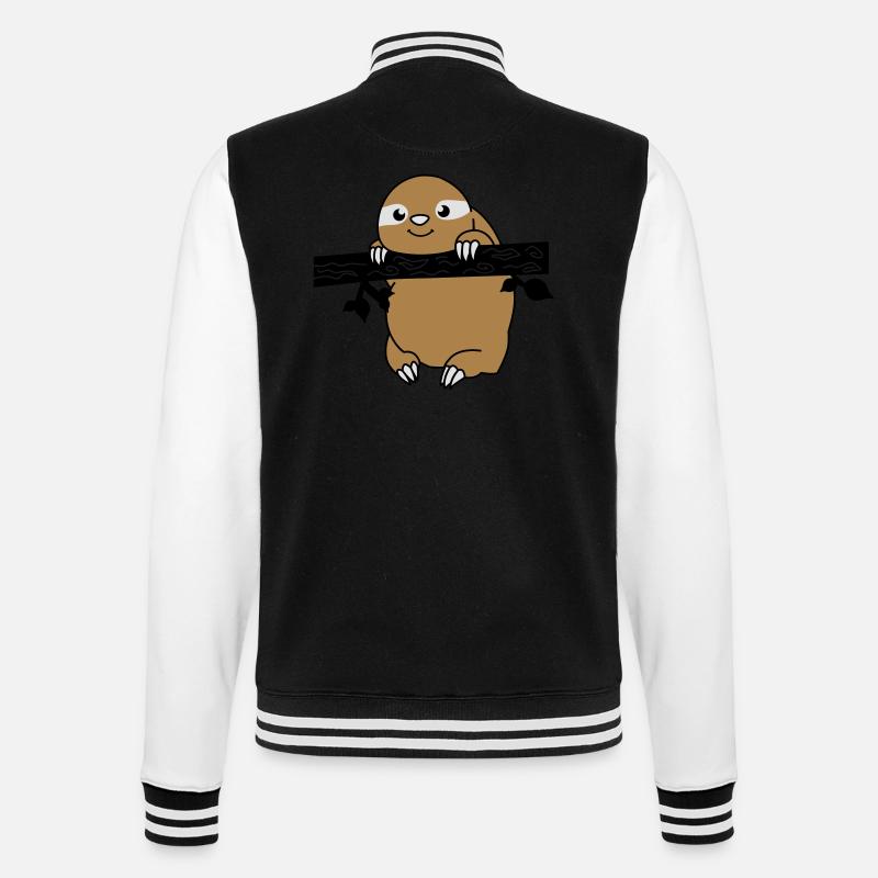 faultier_02 - Veste Teddy - noir/blanc